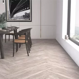 Chelsea Oliva 8x48 Porcelain Tile — unique olive-inspired wood-look porcelain with warm green-brown tones and authentic grain details. The 8x48 long plank design highlights the natural wood effect while delivering the durability, water resistance, and low maintenance of porcelain. Perfect for floors and walls in kitchens, bathrooms, and living areas.