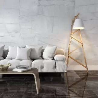 Berkley Perla Mate Porcelain Tile — a sophisticated marble-look porcelain in soft pearl-grey tones with delicate veining and a matte finish. Its satin surface offers a subtle, natural elegance while ensuring durability, water resistance, and easy maintenance. Perfect for stylish floors and walls in kitchens, bathrooms, and contemporary living spaces.