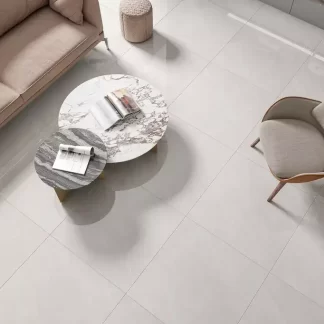 Elegant Bianco Polished Porcelain Tile — a sophisticated white marble-look porcelain with delicate veining and a glossy polished finish. Designed to bring brightness and luxury to any space, this tile combines the elegance of natural marble with the durability, water resistance, and easy maintenance of porcelain. Perfect for floors and walls in kitchens, bathrooms, and modern living areas.