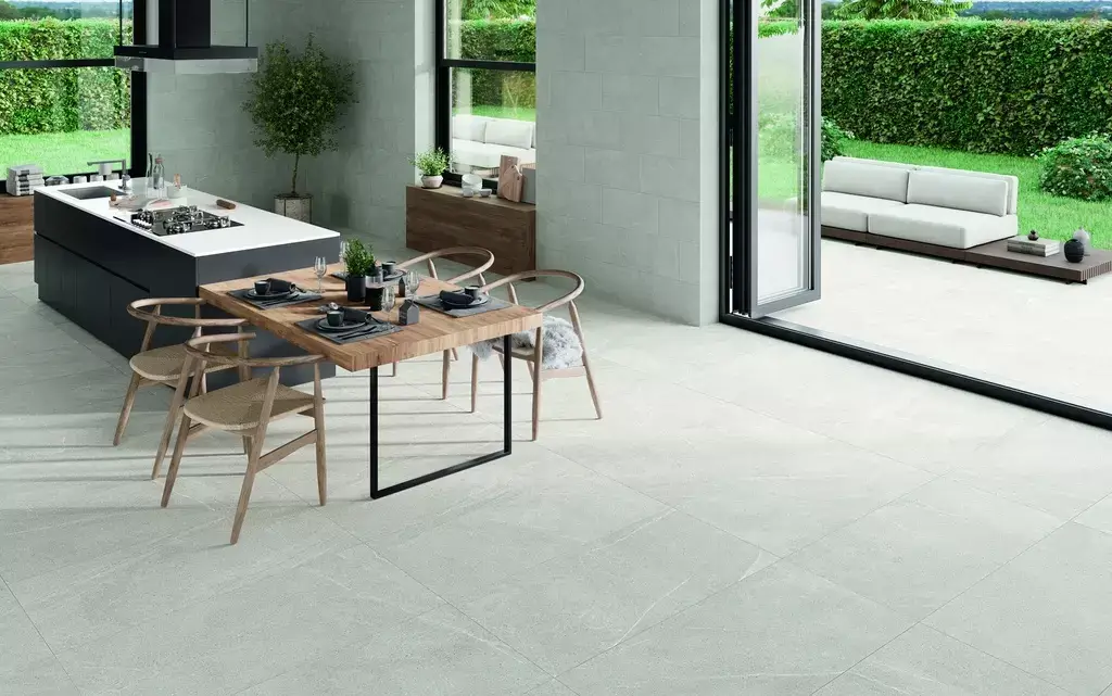 Bellevue White Porcelain Tile β a timeless marble-look porcelain in crisp white tones with subtle veining for refined elegance. Available in polished or matte finishes, it brings sophistication and brightness while ensuring durability, water resistance, and easy maintenance. Perfect for stylish floors and walls in kitchens, bathrooms, and living areas.
