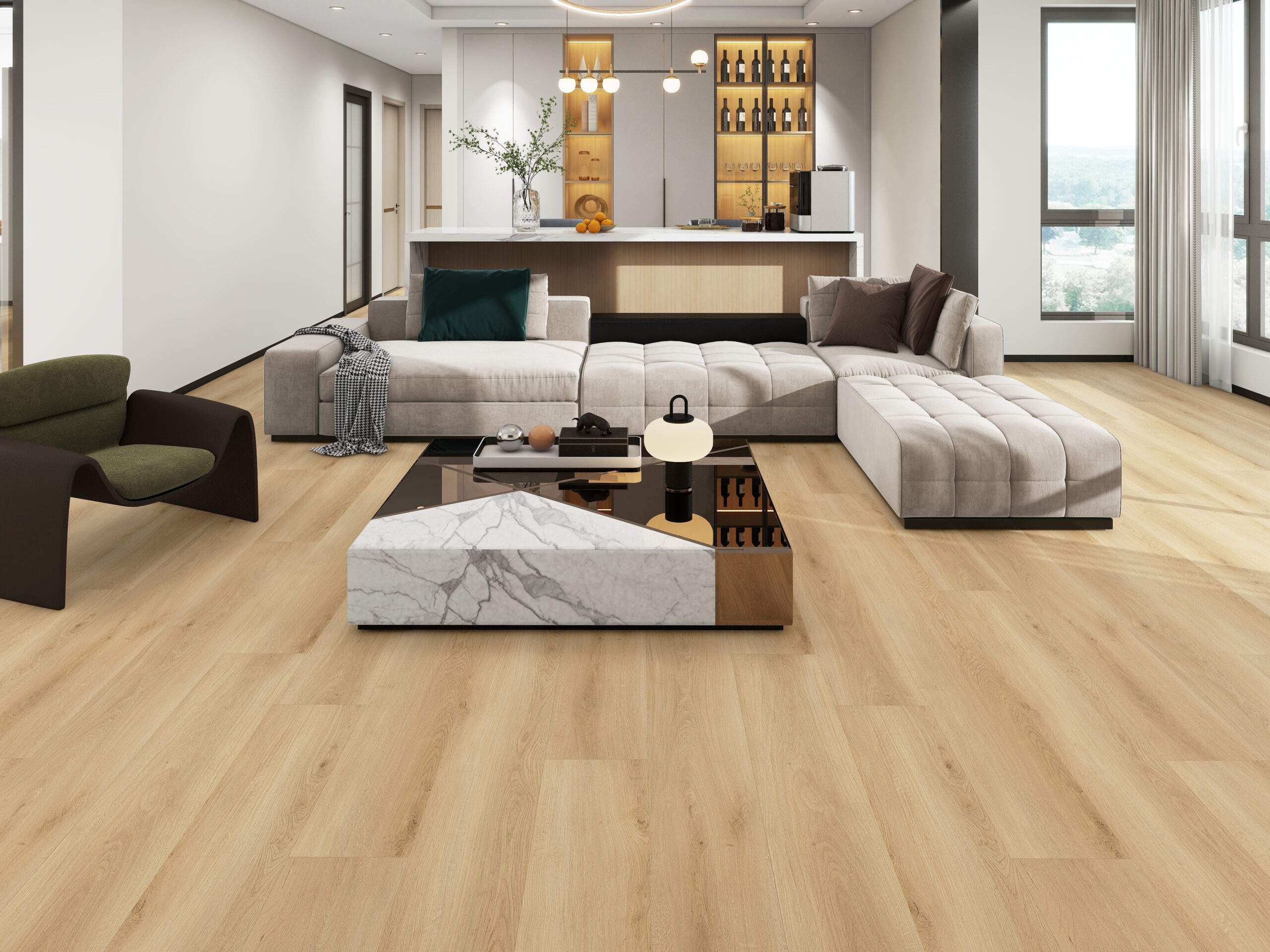 Cinnamon Waterproof Vinyl Flooring in Tampa Florida