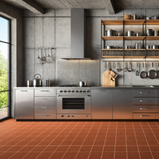 Abrasive quarry tile flooring for commercial kitchen slip resistant heavy duty tile Tampa Florida