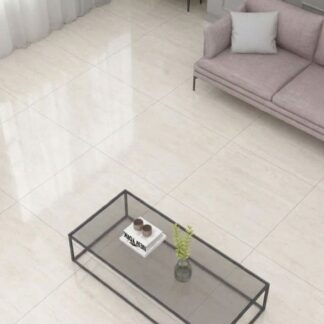 Dorset Blanco Matt 40x40 porcelain tile with a large-format natural stone look for luxury flooring by The Flooring District in Tampa, Florida.