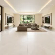 Coralstone Marfil 24x48 Matte Porcelain Tile featuring a soft ivory-beige stone look and subtle natural texture, displayed in a front-facing product view.