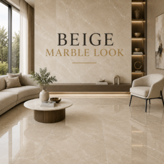 Beige Marble Look Porcelain