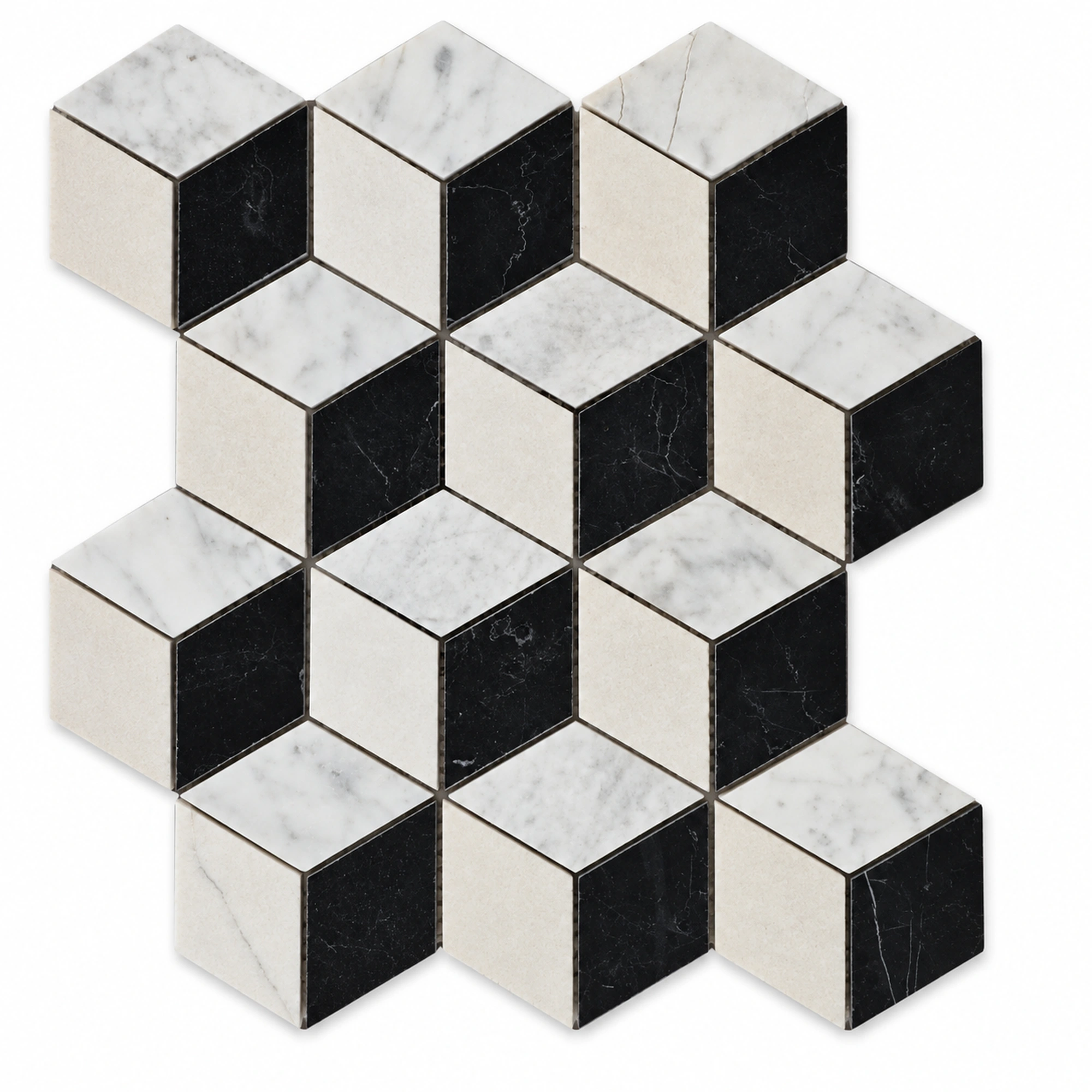Valentino Black 3D Mosaic
