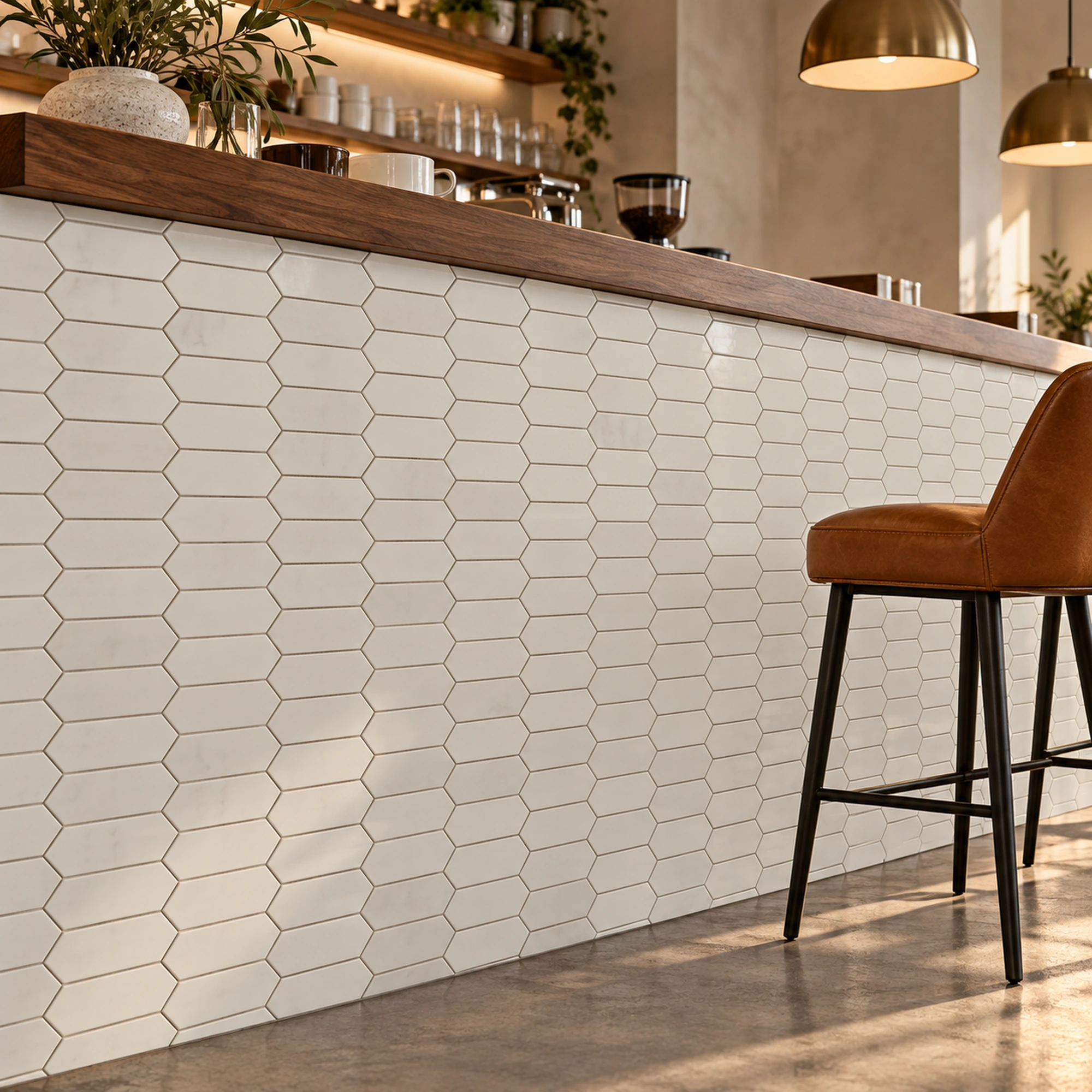 Honeycom White MW51 Mosaic - Image 3