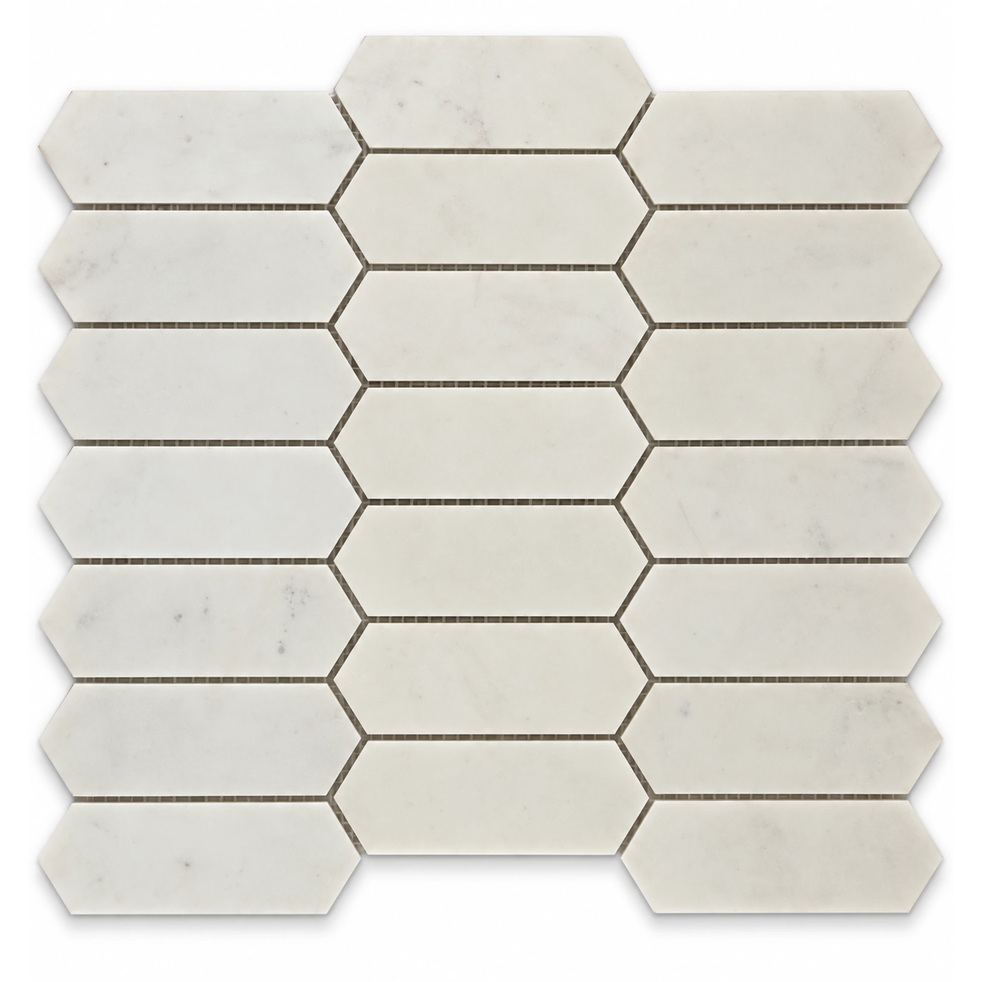 Honeycom White MW51 Mosaic