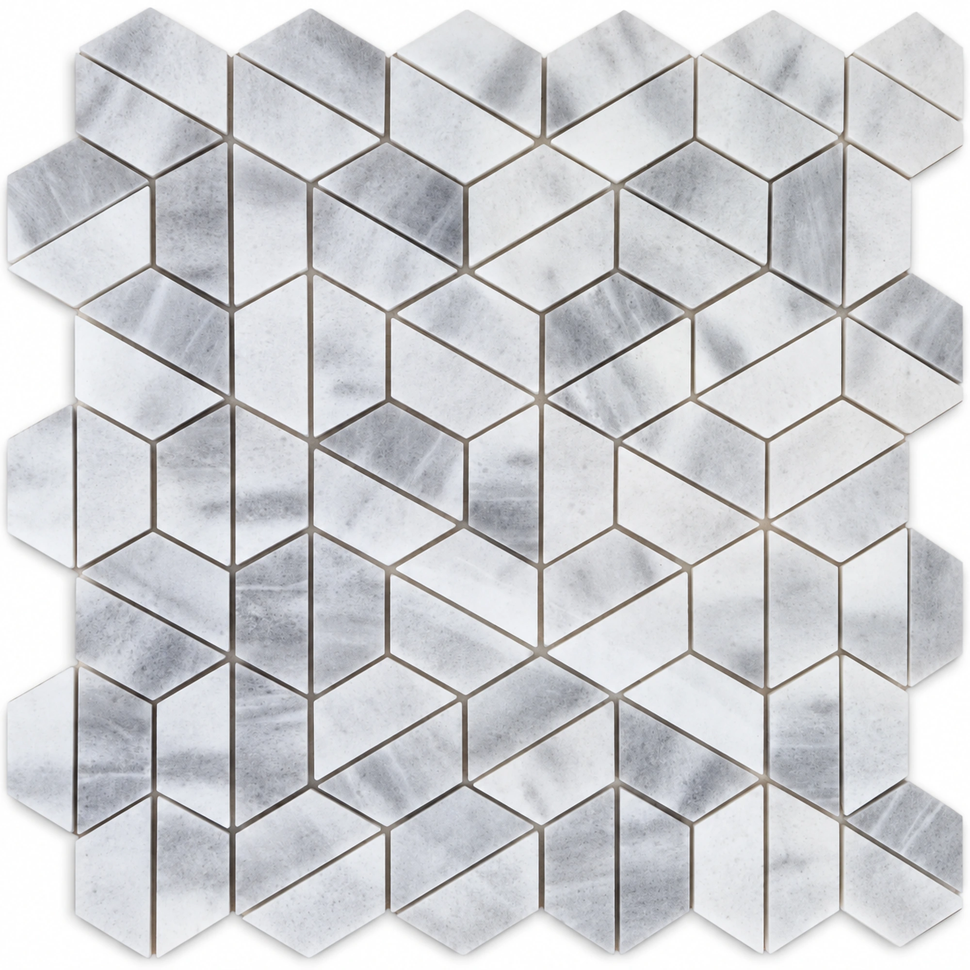 Carrara Cube Mosaic