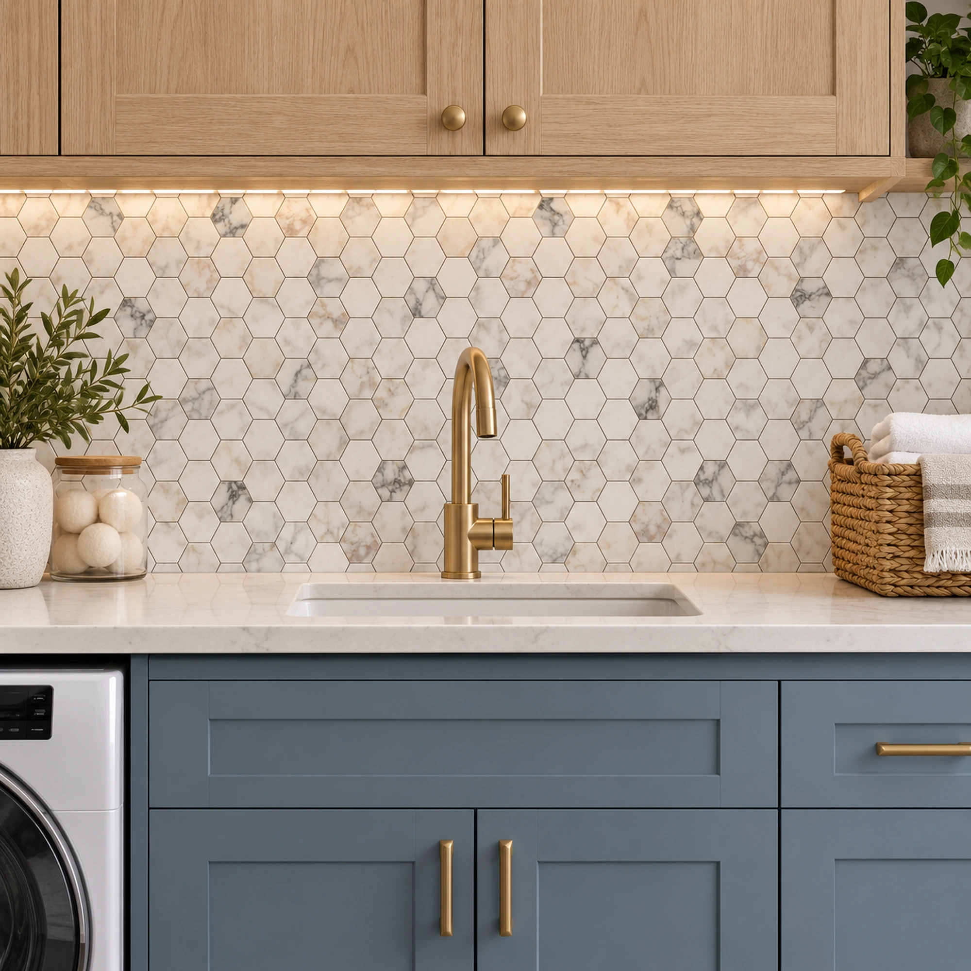 White Calacatta Gold Hex - Image 2