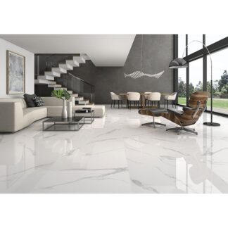 Carrara White Porcelain Tile