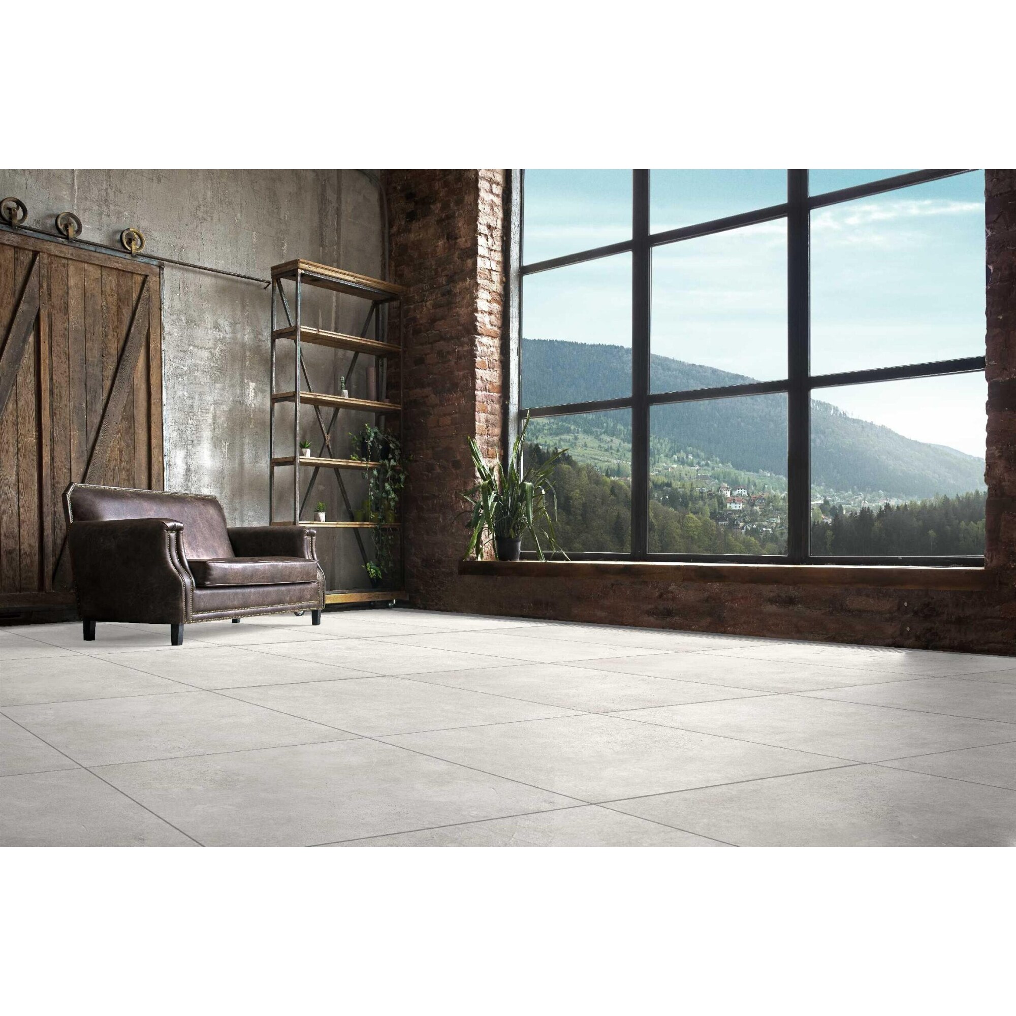 Balance Cimento Ivory 30" x 30" Porcelain Tile