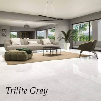 Trilite Grey 24x48 Stone Look Porcelain Tile