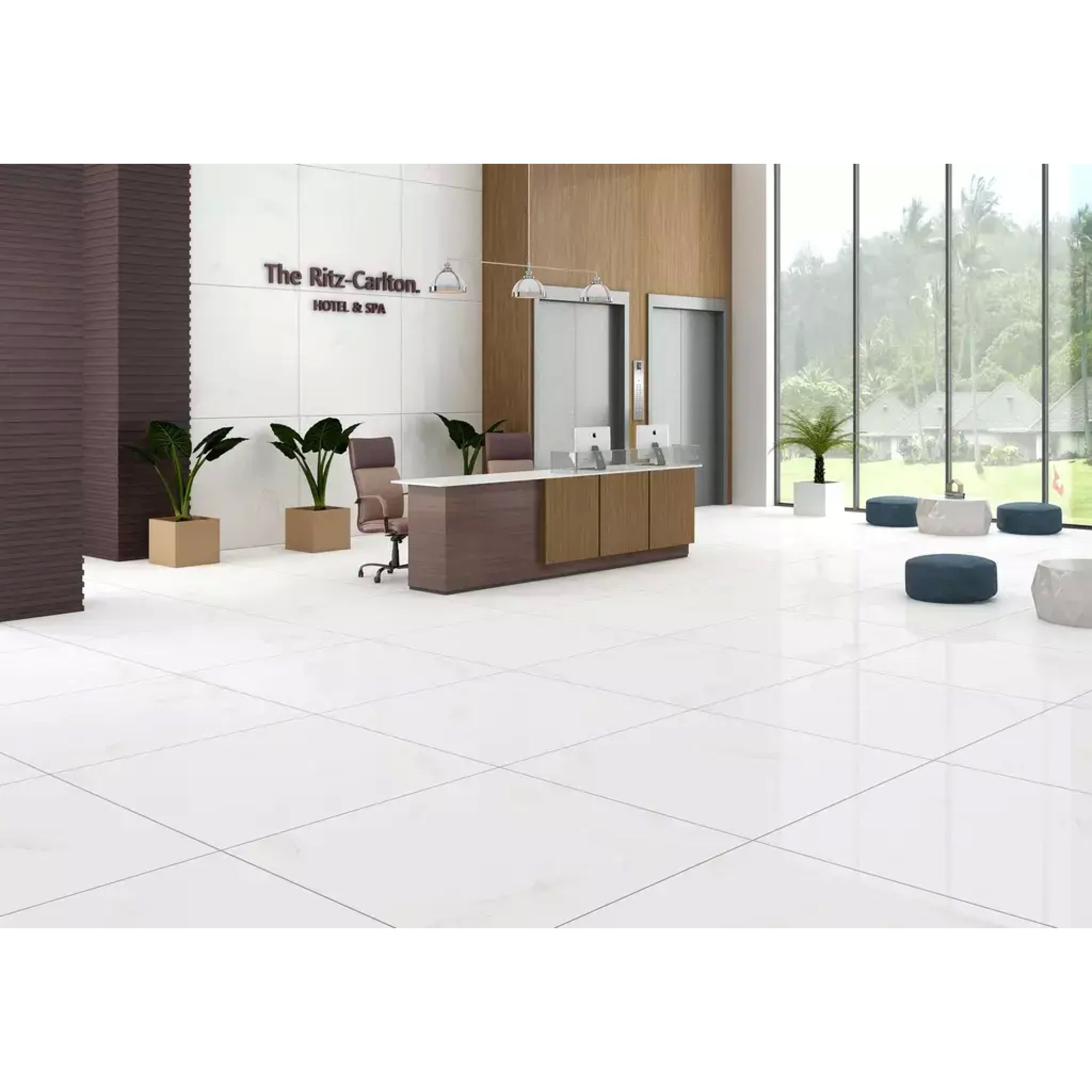 Nube Bianca Porcelain Tile — an elegant marble-look tile in soft cloud-white tones with delicate veining that brings brightness and sophistication to any space. Available in polished or satin finishes, it combines luxury design with durability, water resistance, and easy maintenance. Ideal for stylish floors and walls in kitchens, bathrooms, and modern living areas.