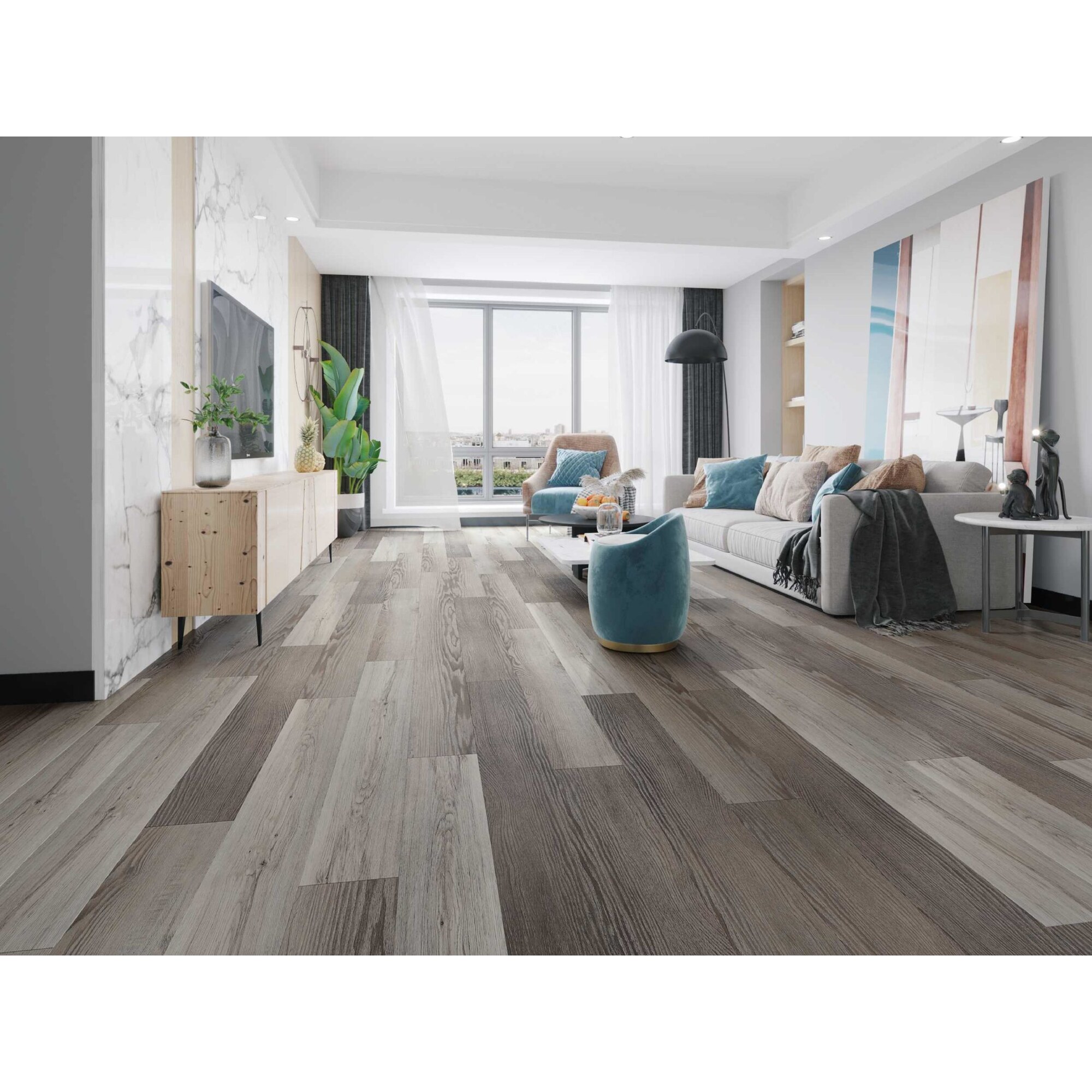 Installed SPC Waterproof Vinyl Flooring | Bremen Brown