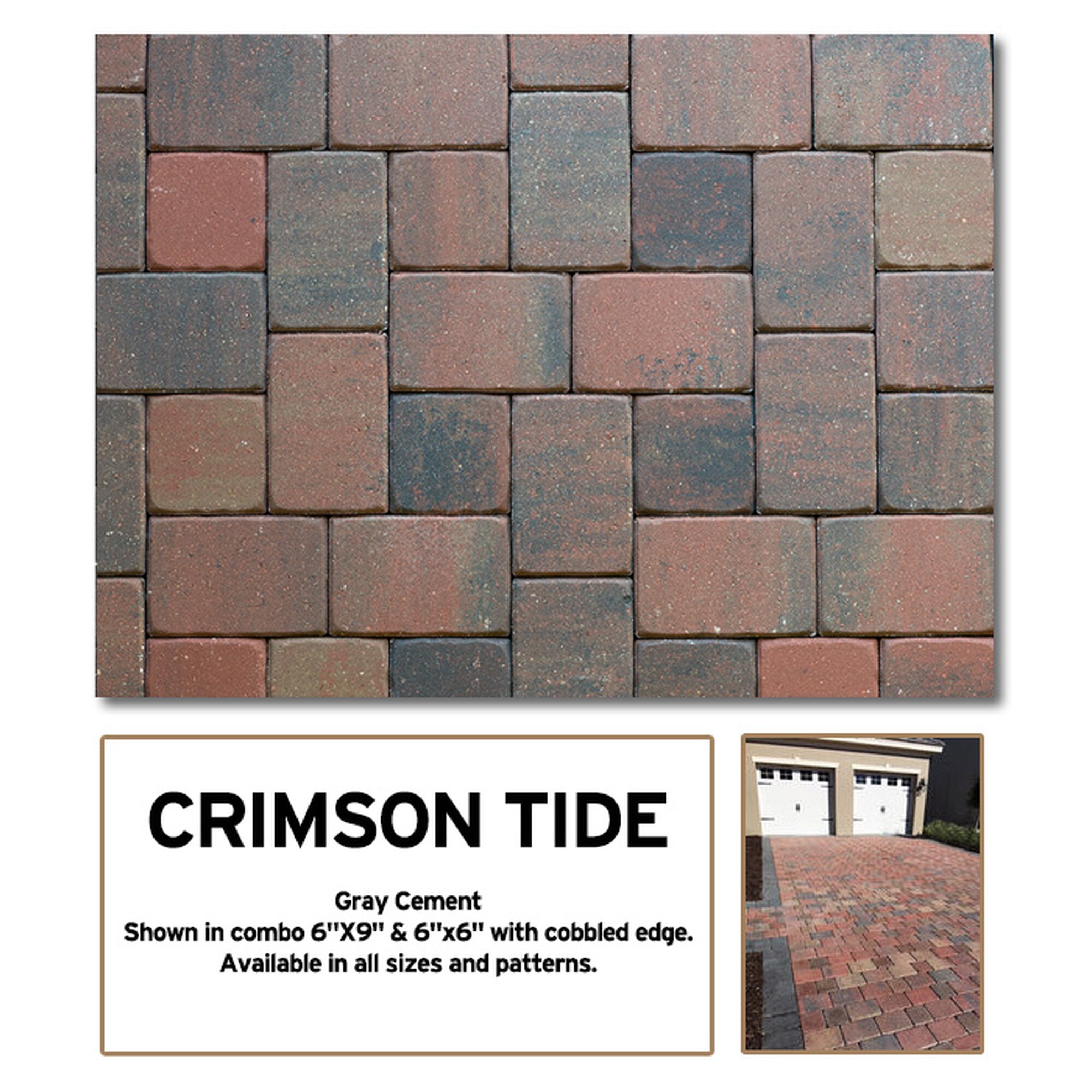 Crimson Tide Concrete Paver