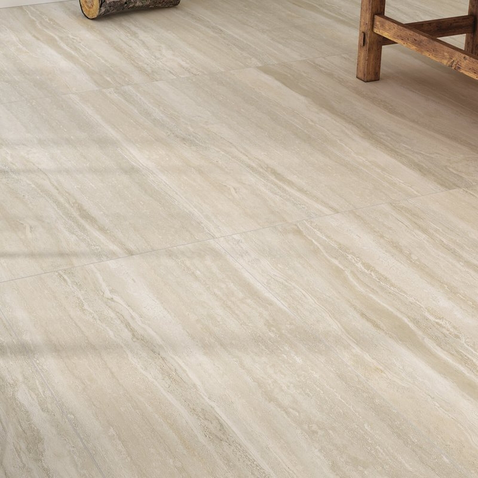 Travertino Taupe 24x24 inch | Porcelain Tile