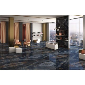 Foster Blue Book Match Large Format Porcelain Tile