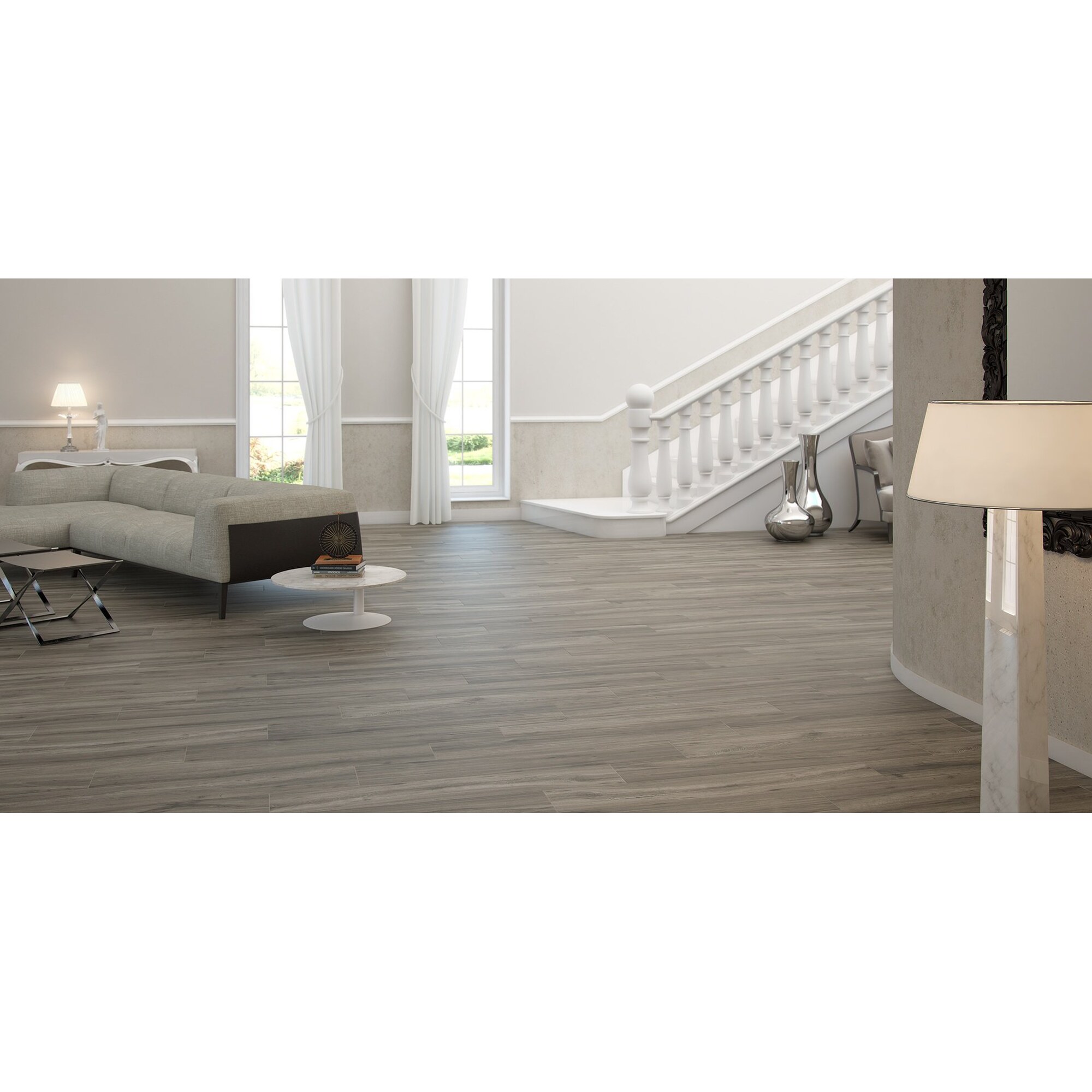 Milena Nogal Wood Look Porcelain Tile