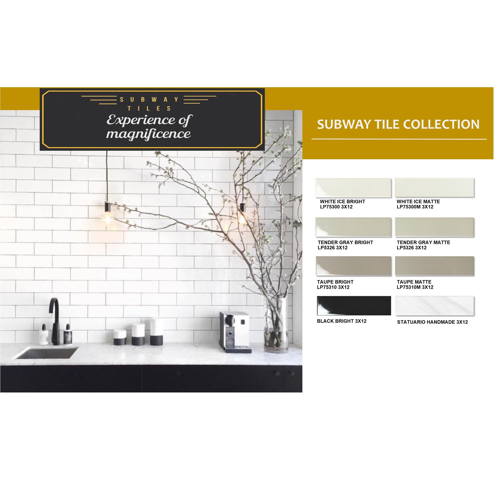 Tender Gray Matte 3x12 inch | Porcelain Tile