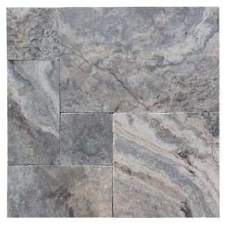 Arctic Silver Travertine Paver at The Flooring District of Tampa