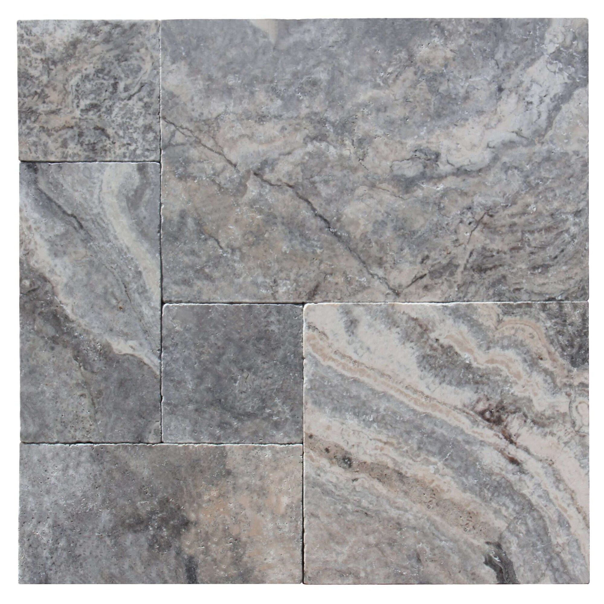 Arctic Silver Travertine Paver at The Flooring District of Tampa