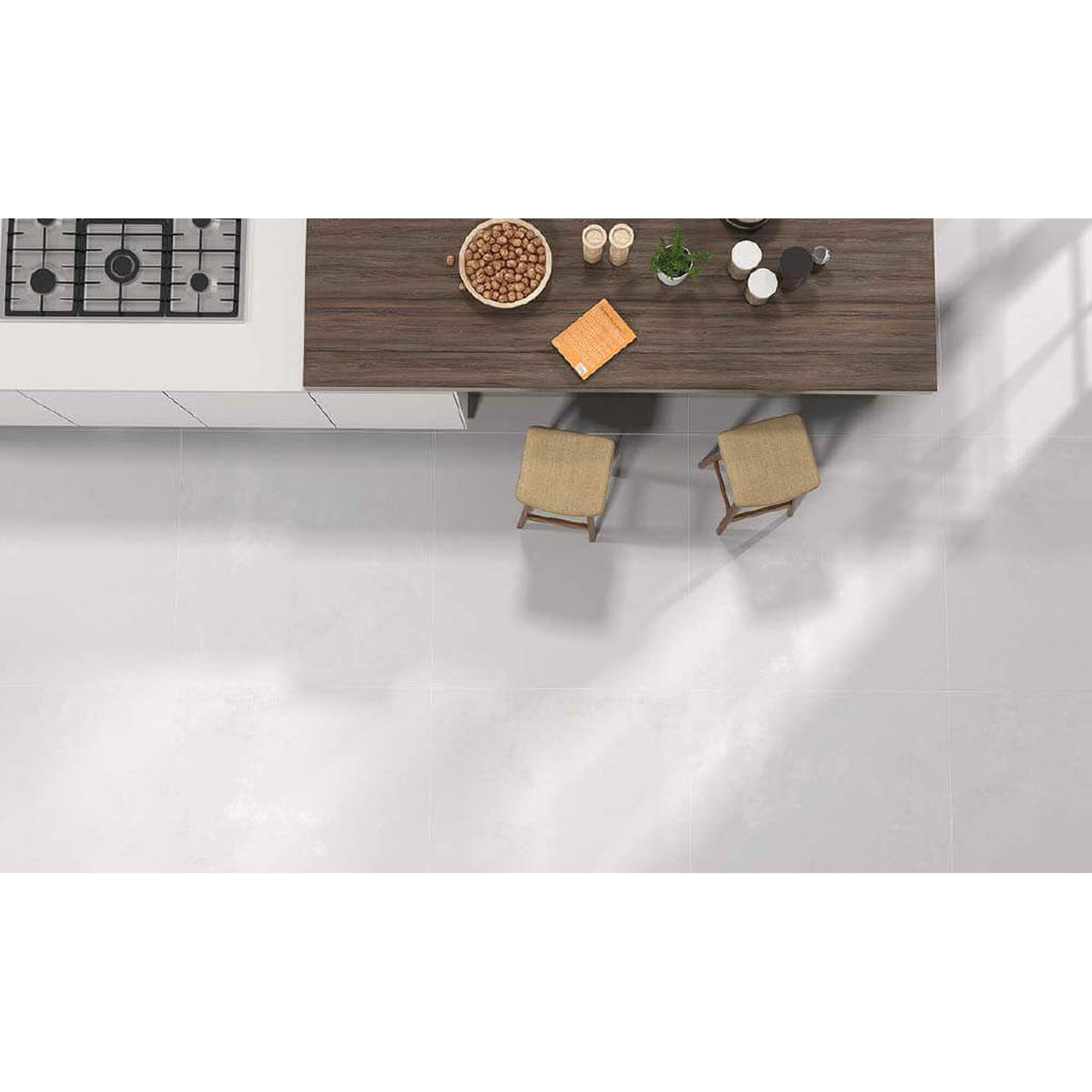 Kandence Perla Concrete Porcelain Floor & Walls at The Flooring District