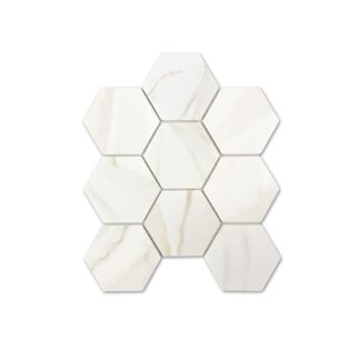 Calacatta Gold Hexagon - 12" x 10.6"