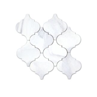 Calacatta Grey Arabesque - 10.75" x 10.25"