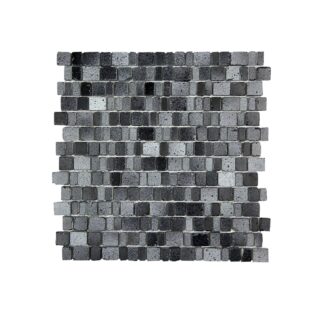 Ice Age Coal - 11.75" X 11.75" Akua Mosaic at The Flooring district