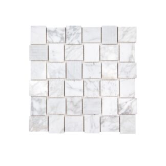 linker carrara marble mosaic Akua