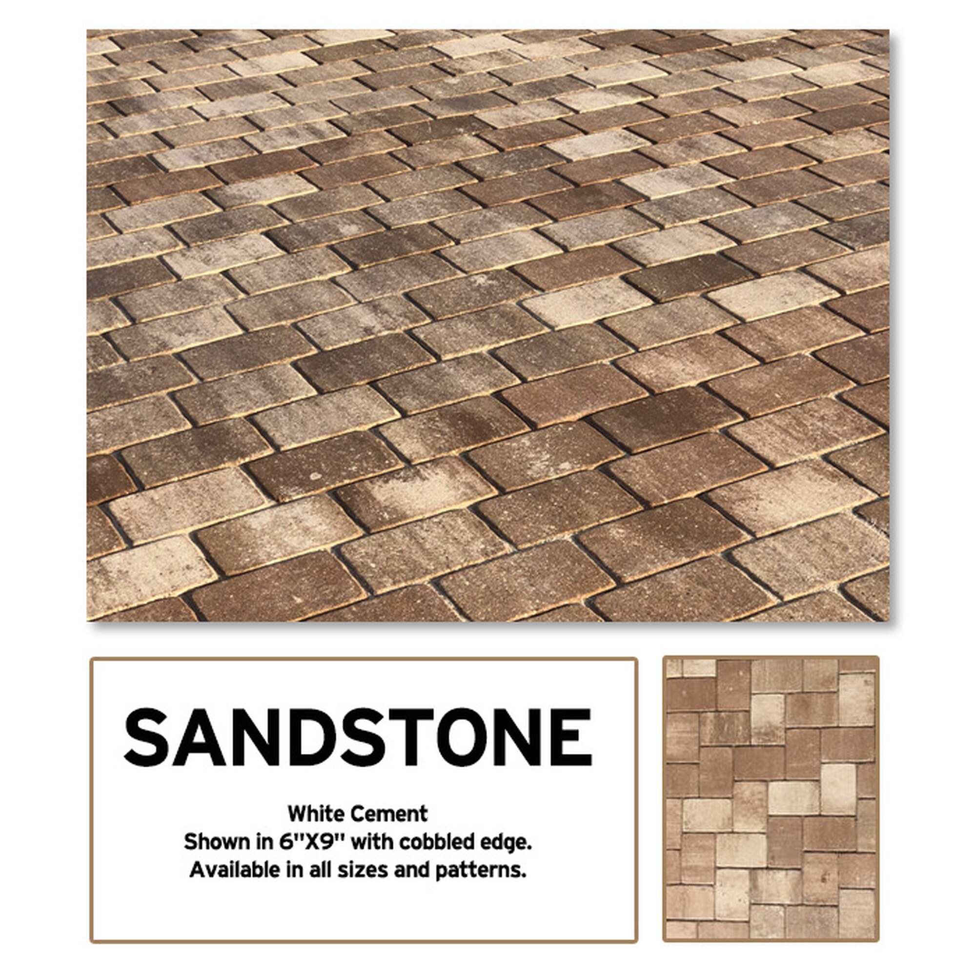 Sandstone Brick Pavers