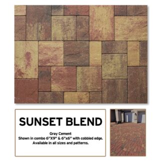 Sunset Blend Brick Pavers